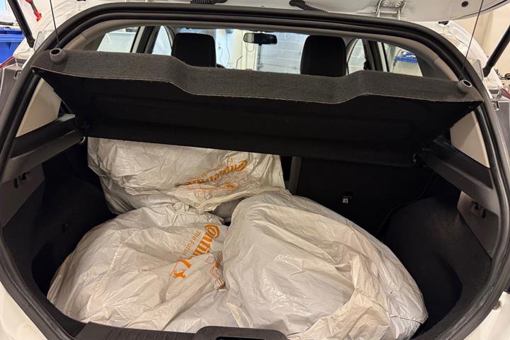 Hvid Ford Fiesta fra 2014