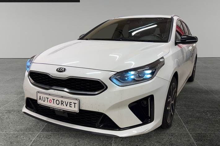 Hvid Kia Ceed fra 2019