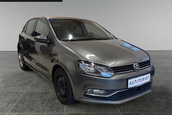 Grå VW Polo fra 2017