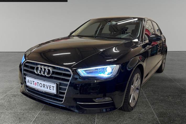 Sort Audi A3 fra 2015