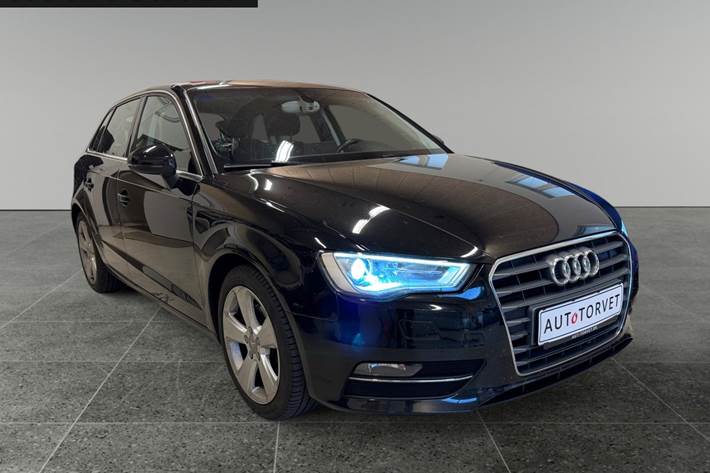 Sort Audi A3 fra 2015