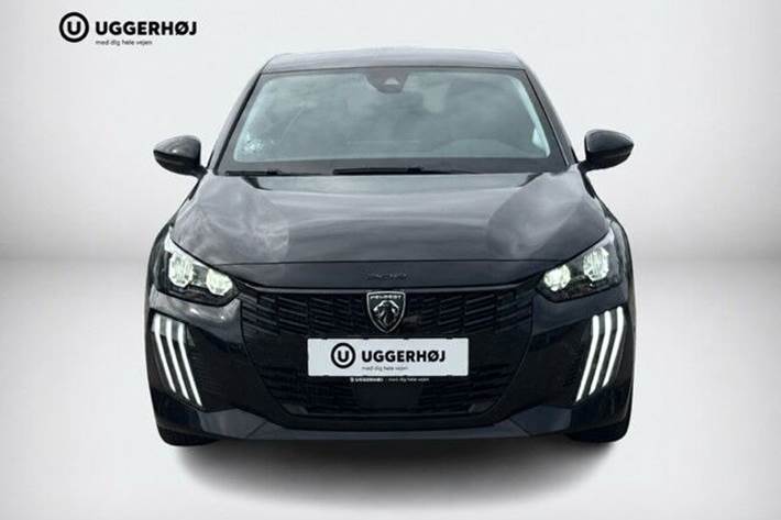 Sort Peugeot 208 fra 2024