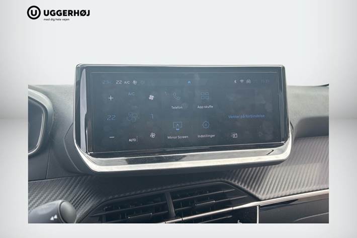 Sort Peugeot 208 fra 2024