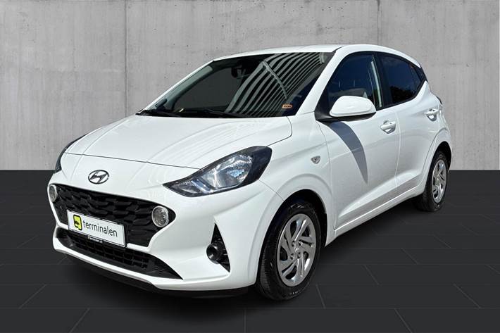 Hvid Hyundai i10 fra 2021