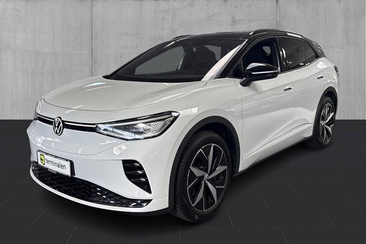 Hvid VW ID.4 fra 2023 set udefra