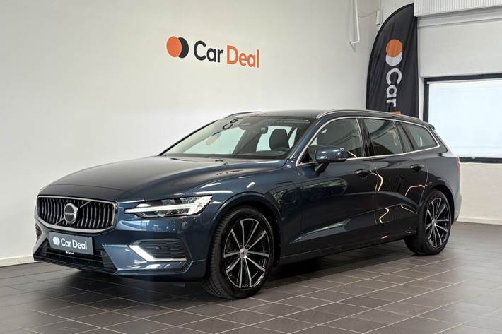 Blå Volvo V60 fra 2023