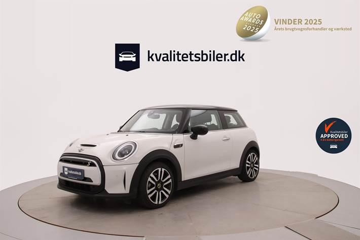 Hvid Mini Cooper fra 2023
