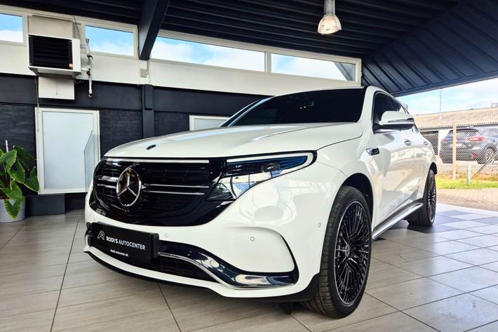 Hvid Mercedes EQC400 fra 2023