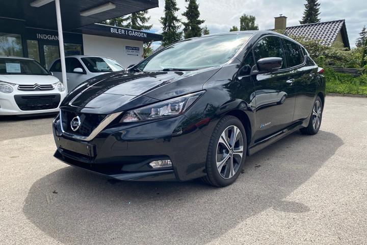 Sort Nissan Leaf fra 2018