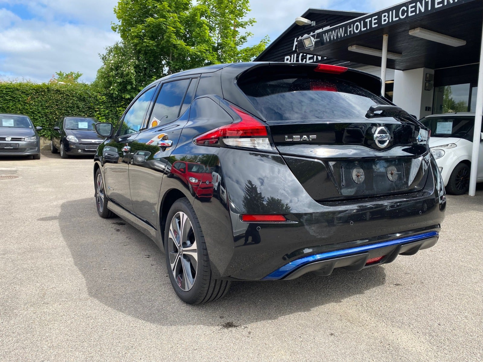 Sort Nissan Leaf fra 2018