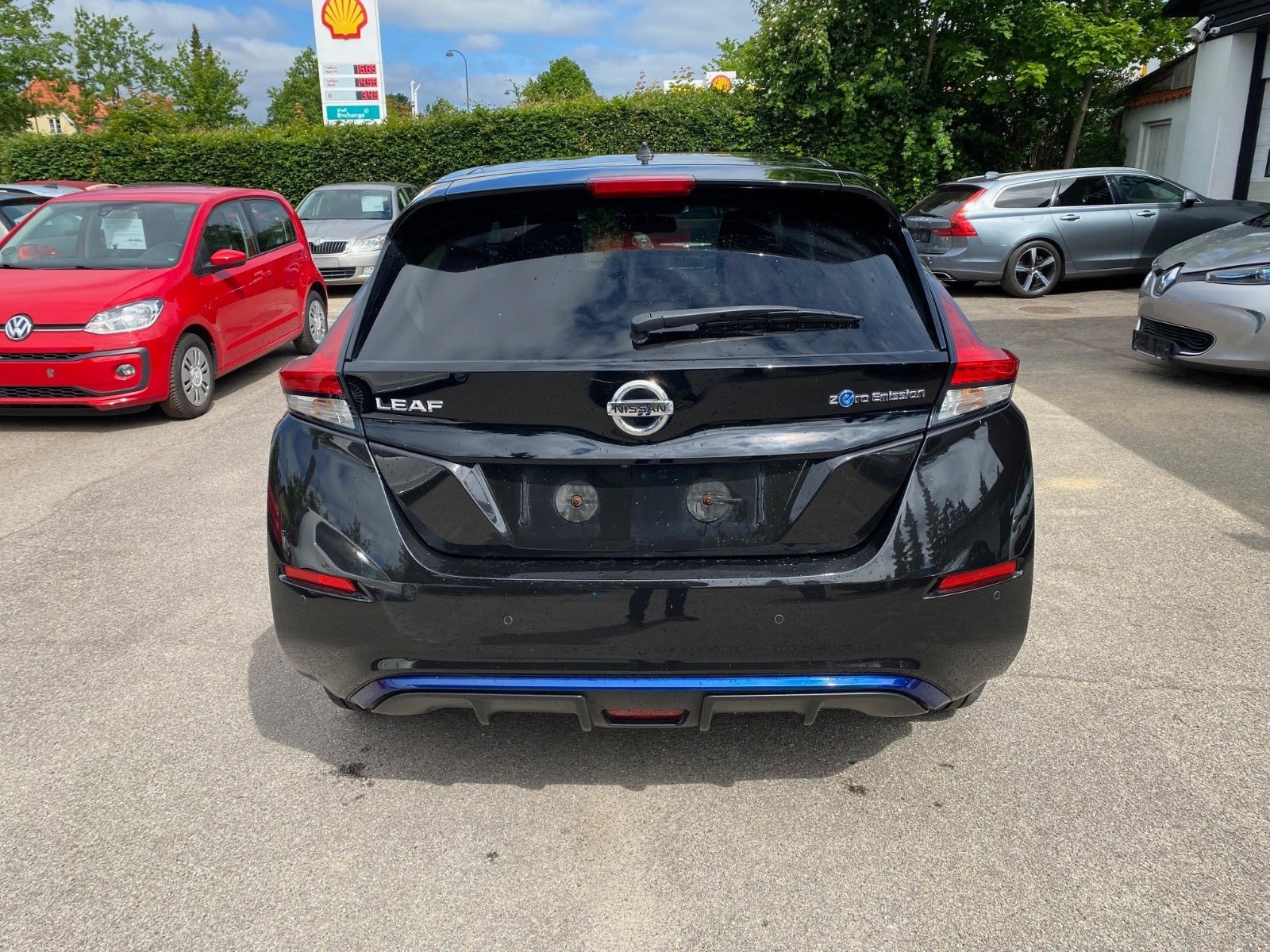 Sort Nissan Leaf fra 2018
