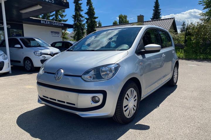 Sølv VW UP! fra 2014