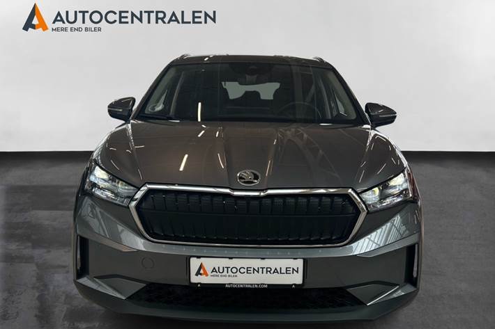 Grå Skoda Enyaq fra 2025