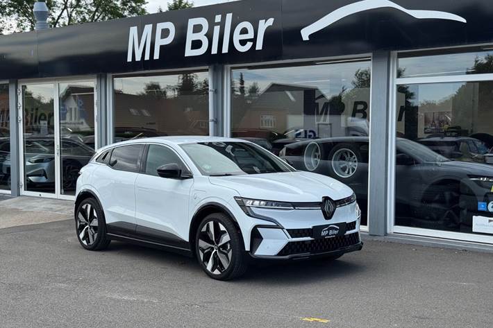 Hvid Renault Megane E-Tech fra 2024