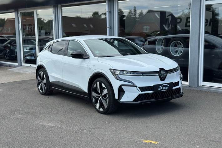 Hvid Renault Megane E-Tech fra 2024