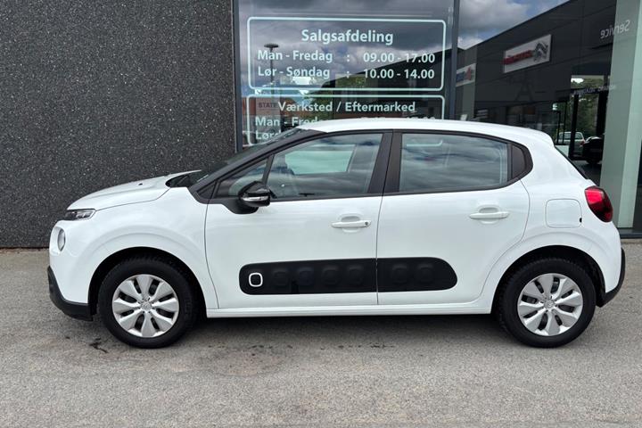 Hvid Citroën C3 fra 2016