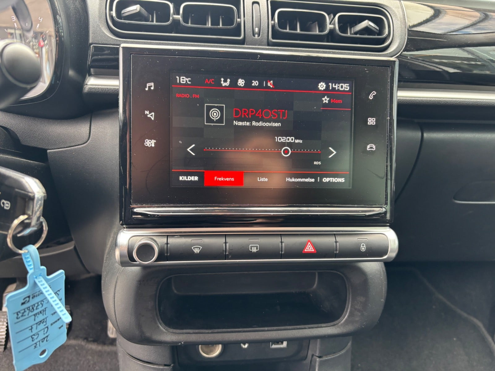 Hvid Citroën C3 fra 2016