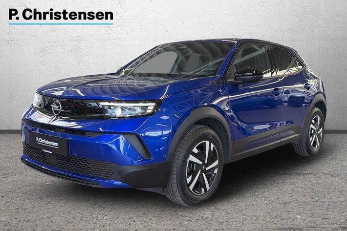 Blå Opel Mokka-e fra 2025