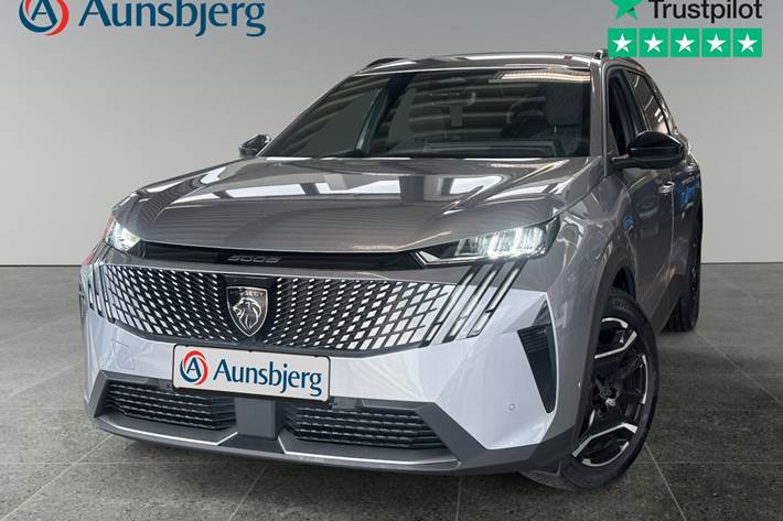 Grå Peugeot e-5008 fra 2025