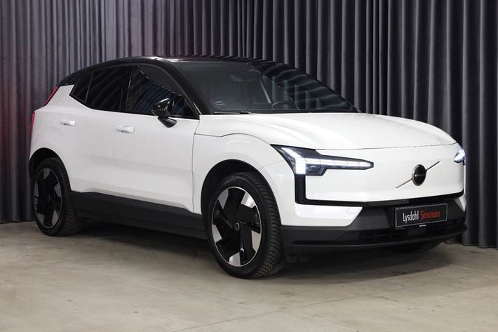 Hvid Volvo EX30 fra 2024