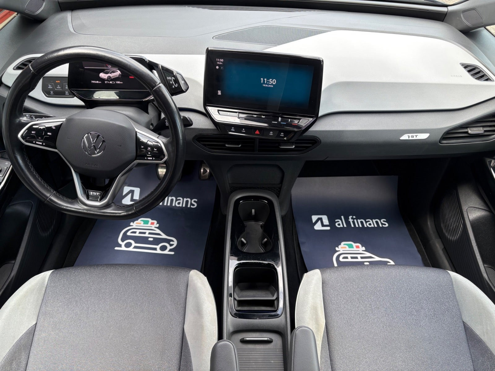 Hvid VW ID.3 fra 2020