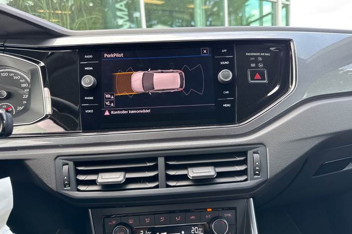 Sort VW Polo fra 2019