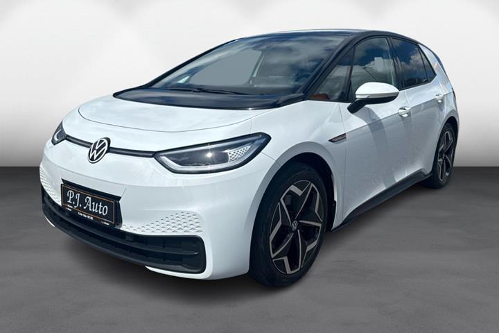 Hvid VW ID.3 fra 2020 set udefra