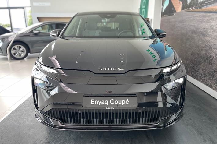 Sort Skoda Enyaq fra 2026