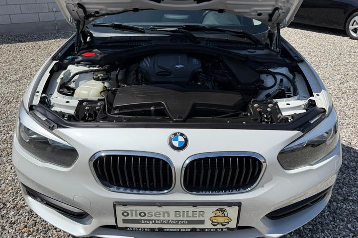 Hvid BMW 118d fra 2017