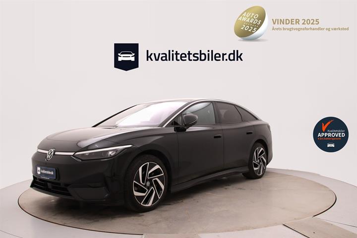 Sort VW ID.7 fra 2024 set udefra