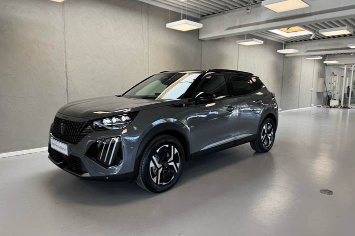 Grå Peugeot e-2008 fra 2026