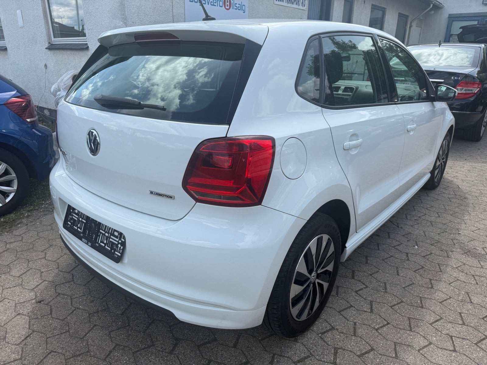 Hvid VW Polo fra 2015