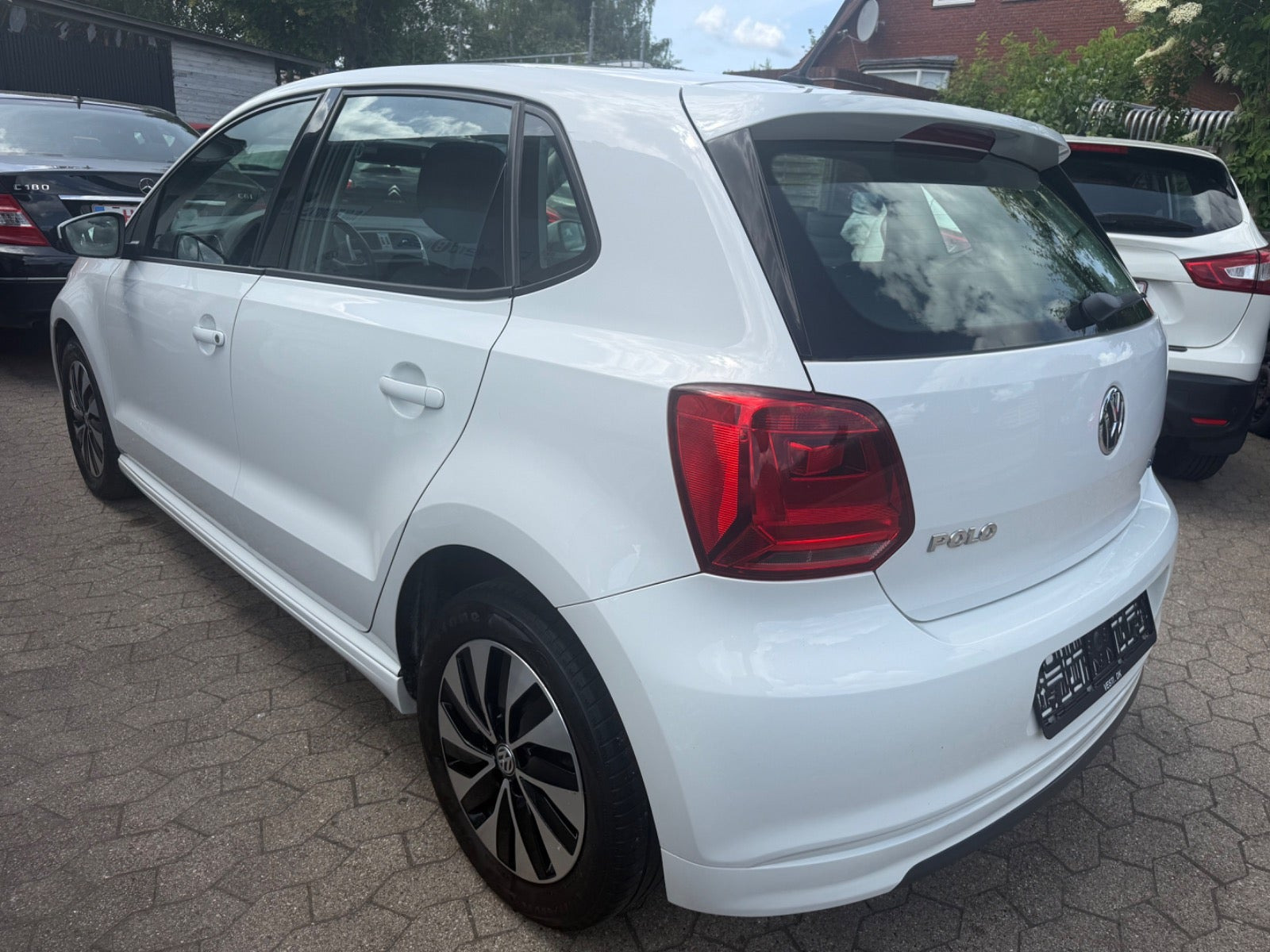 Hvid VW Polo fra 2015