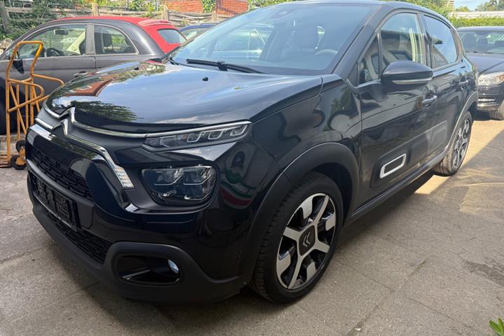 Sort Citroën C3 fra 2021 set udefra