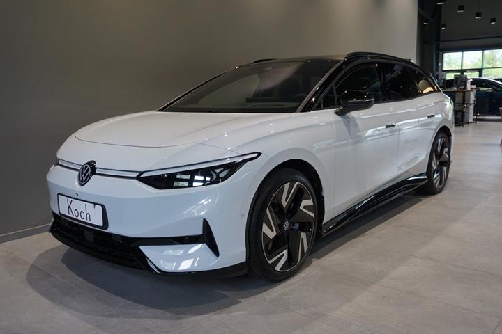 Hvid VW ID.7 fra 2026 set udefra
