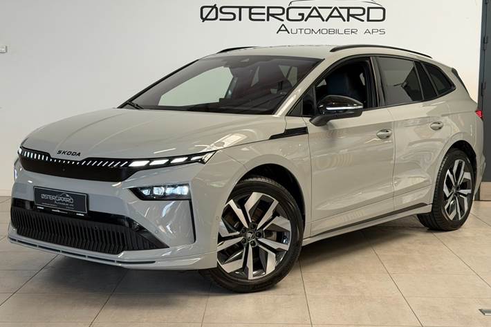 Grå Skoda Enyaq fra 2026