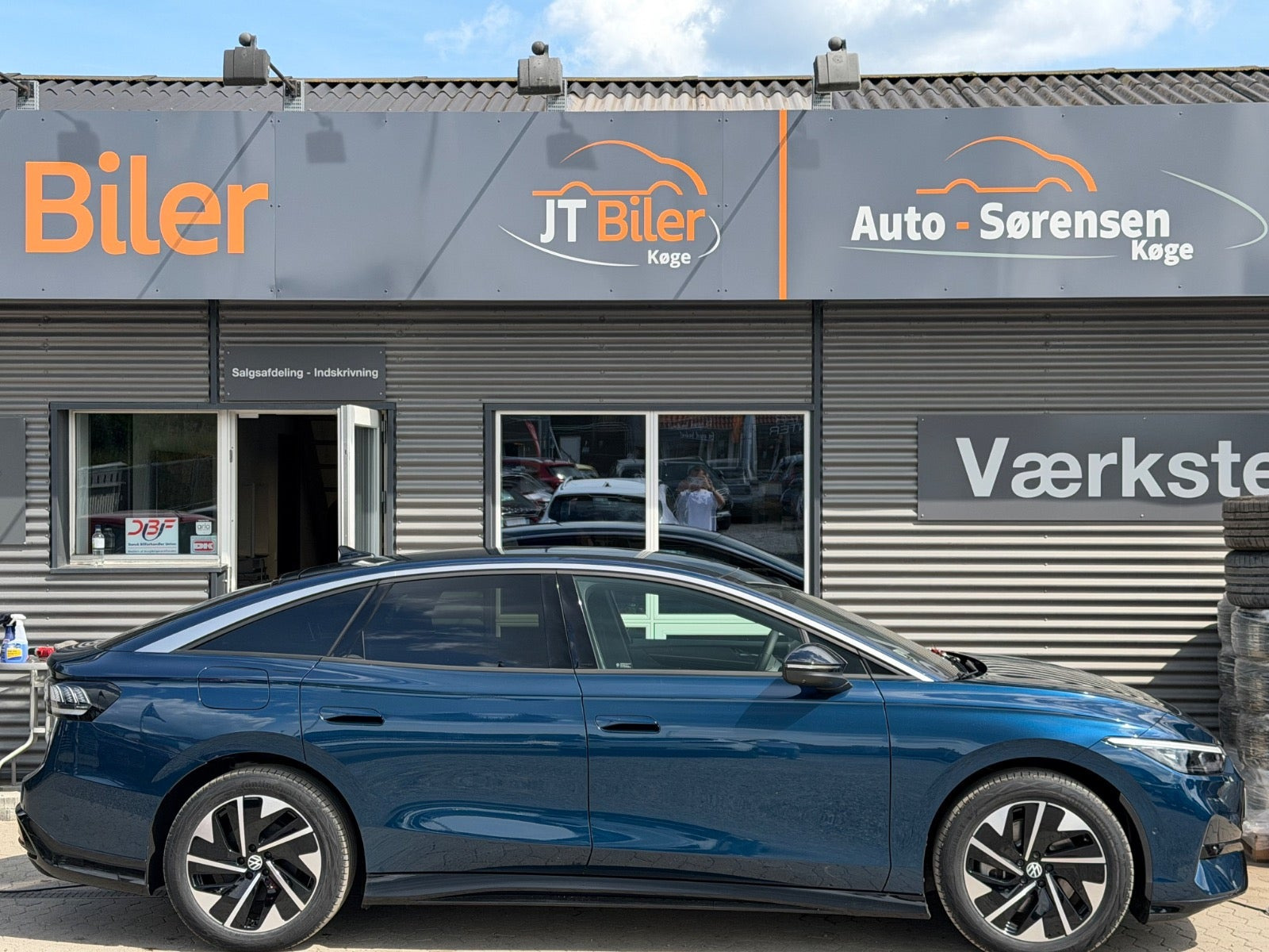 Blå VW ID.7 fra 2026