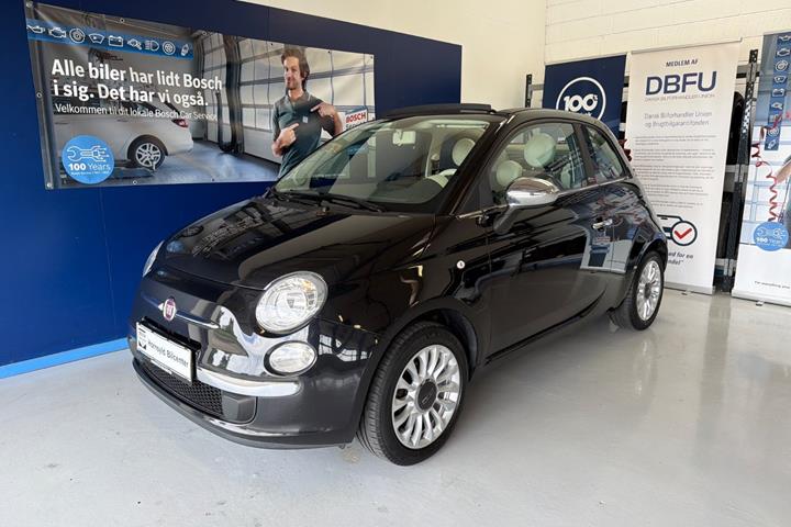 Sort Fiat 500C fra 2015