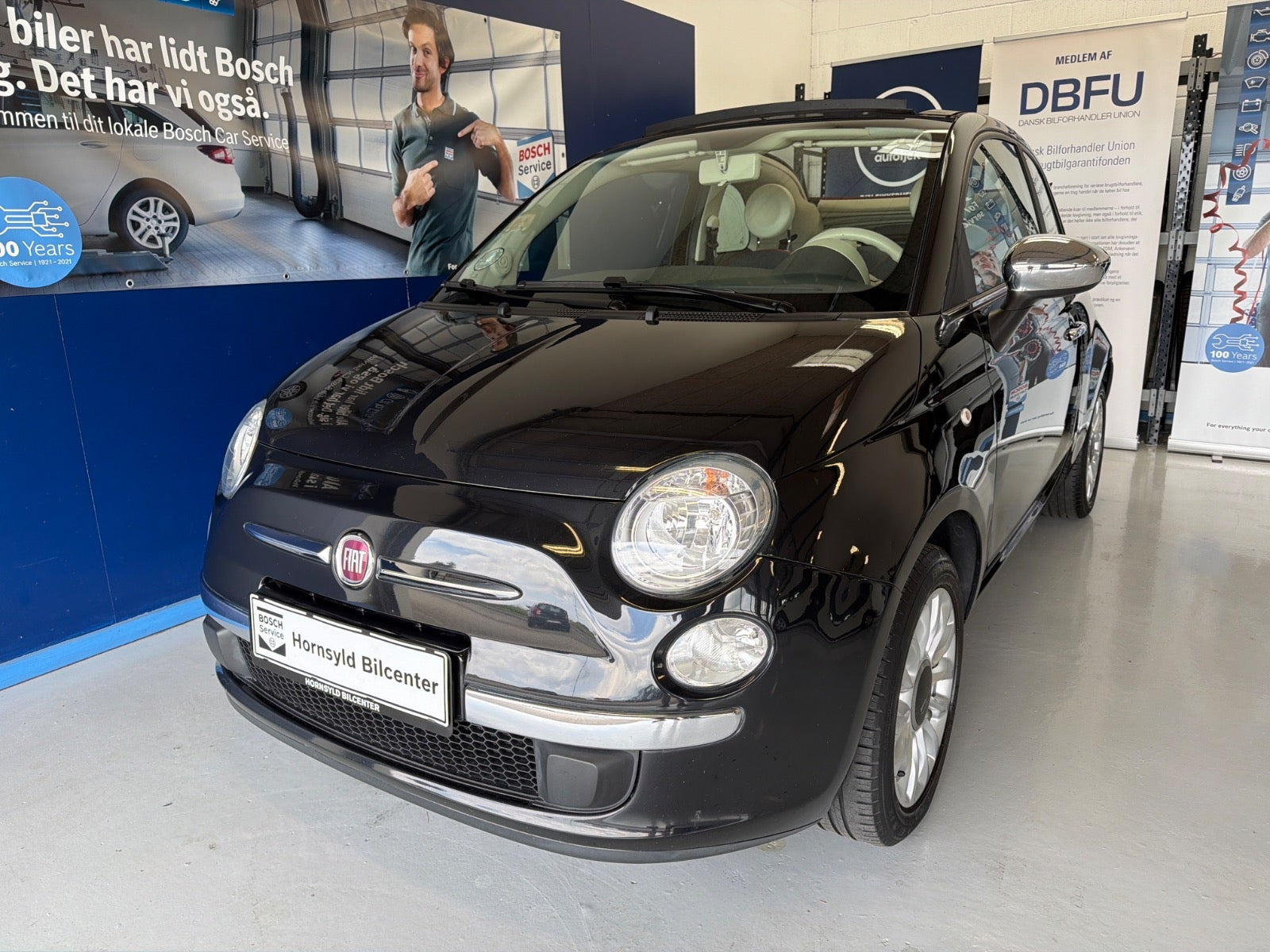 Sort Fiat 500C fra 2015