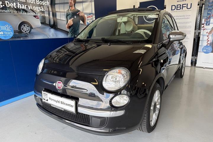 Sort Fiat 500C fra 2015