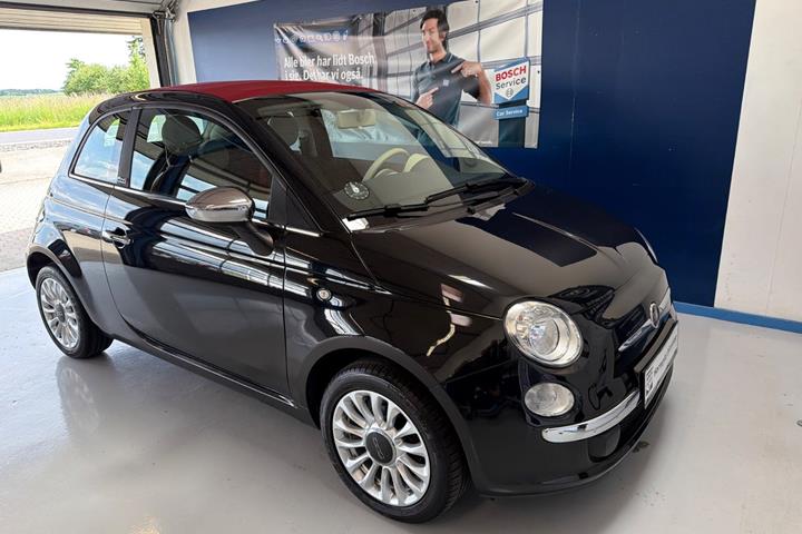 Sort Fiat 500C fra 2015