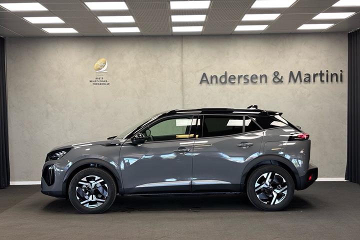 Grå Peugeot e-2008 fra 2026
