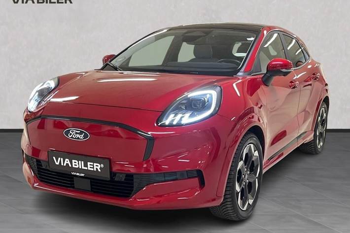 Rød Ford Puma Gen-E fra 2025