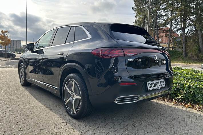 Sort Mercedes EQE 350 fra 2024