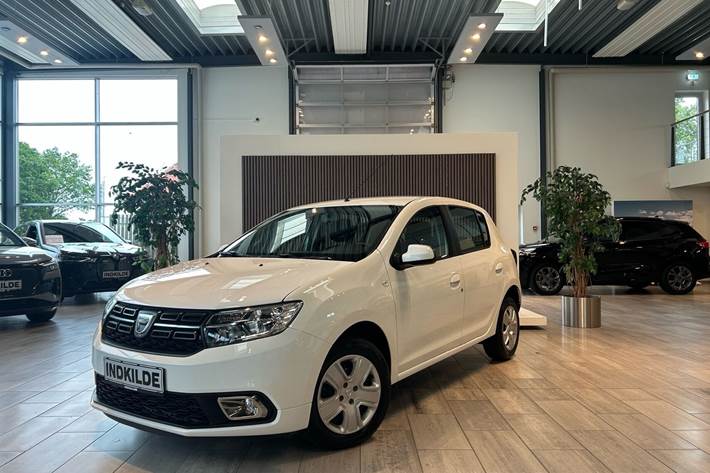 Hvid Dacia Sandero fra 2020
