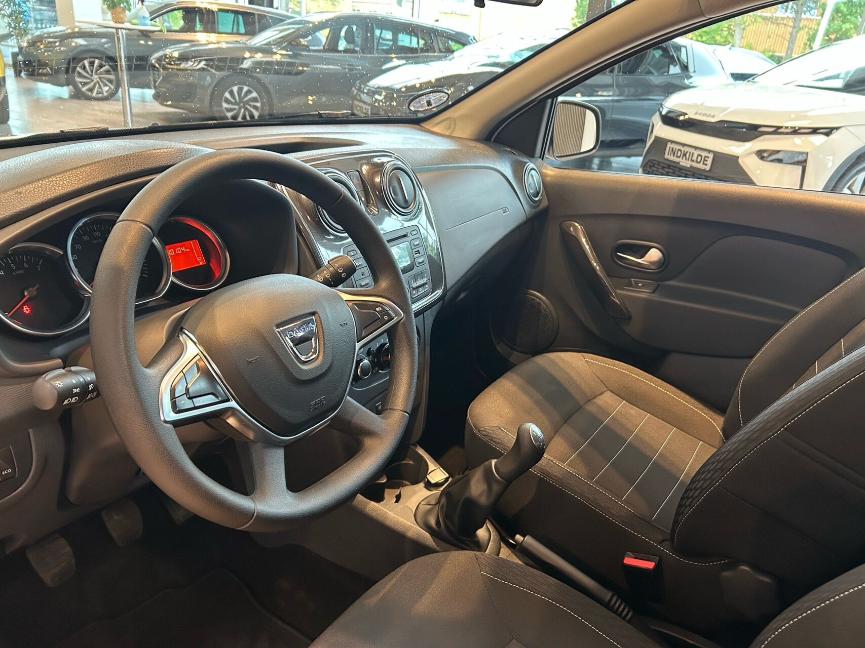 Hvid Dacia Sandero fra 2020