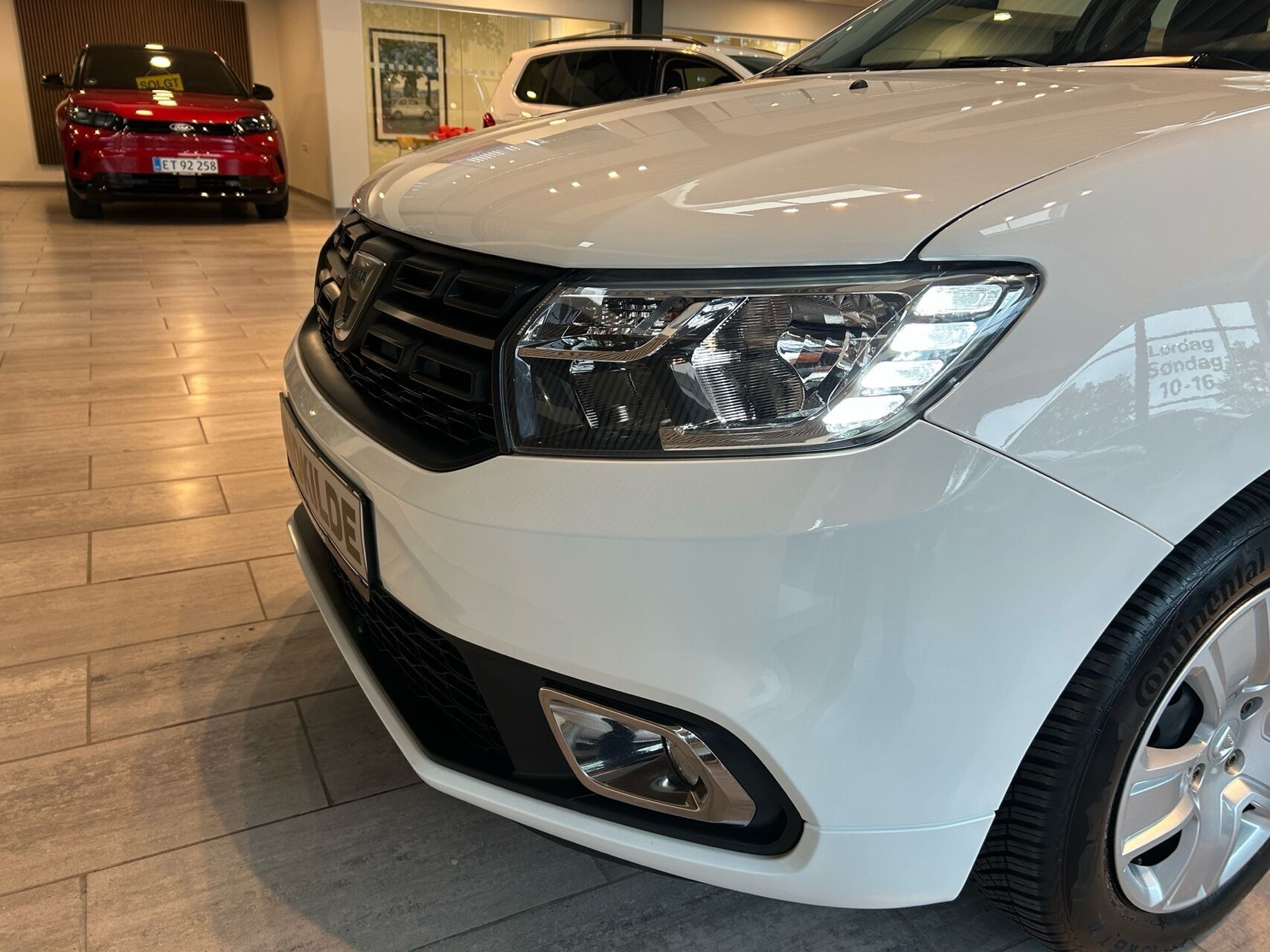 Hvid Dacia Sandero fra 2020