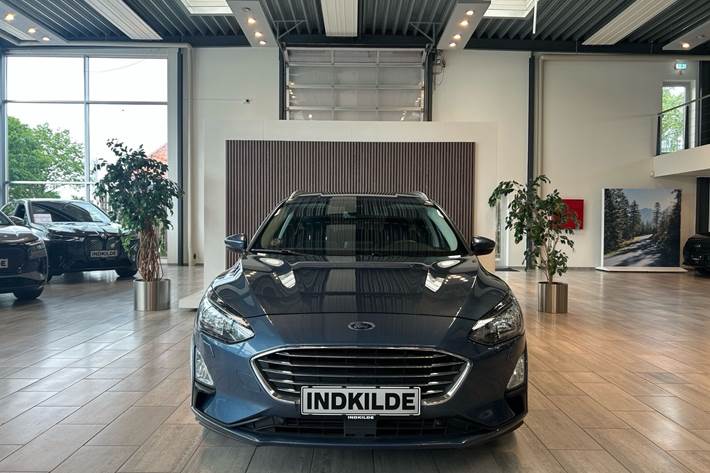Blå Ford Focus fra 2020