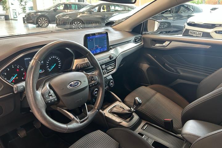 Blå Ford Focus fra 2020