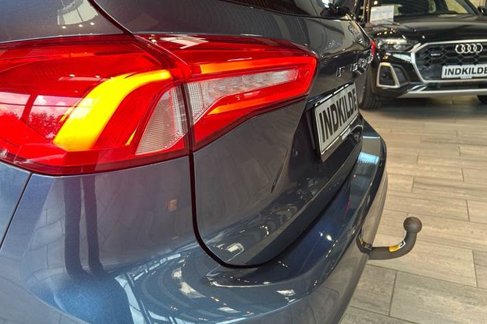 Blå Ford Focus fra 2020
